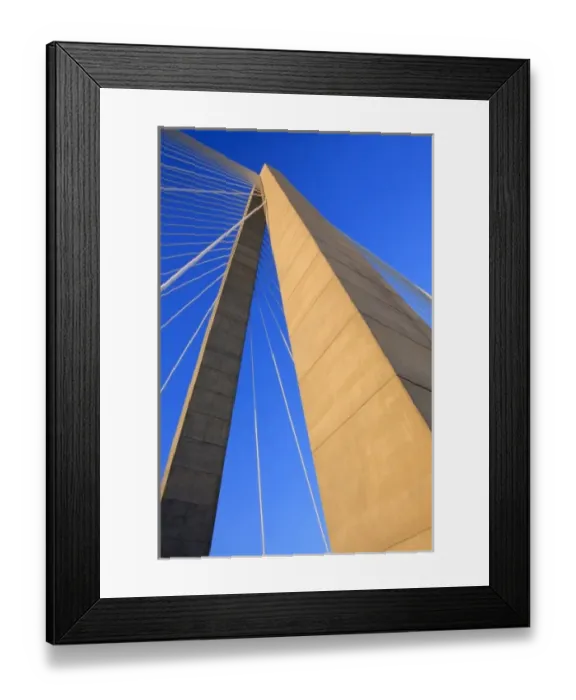 Framed Print : USA, North America; South Carolina, Charleston. The top of the Richard Ravenel Bridge Framed Print : USA, North America; South Carolina, Charleston. The top of the Richard Ravenel Bridge