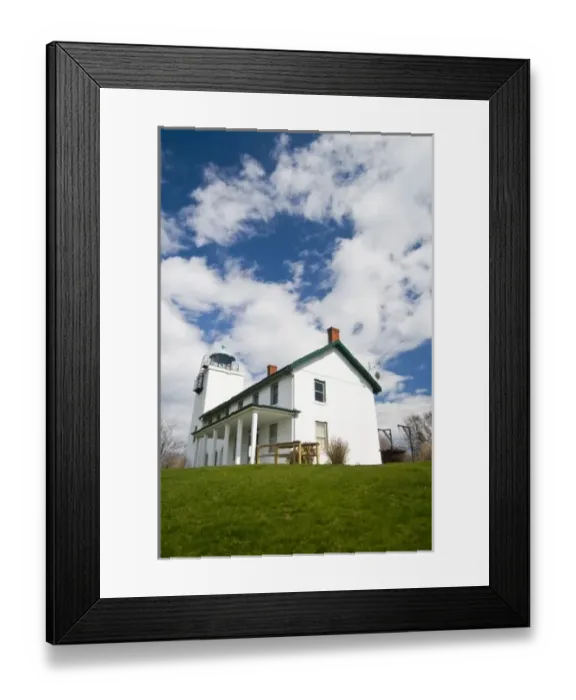 Framed Print : USA, New York, Cutchogue. Horton Point Lighthouse Framed Print : USA, New York, Cutchogue. Horton Point Lighthouse