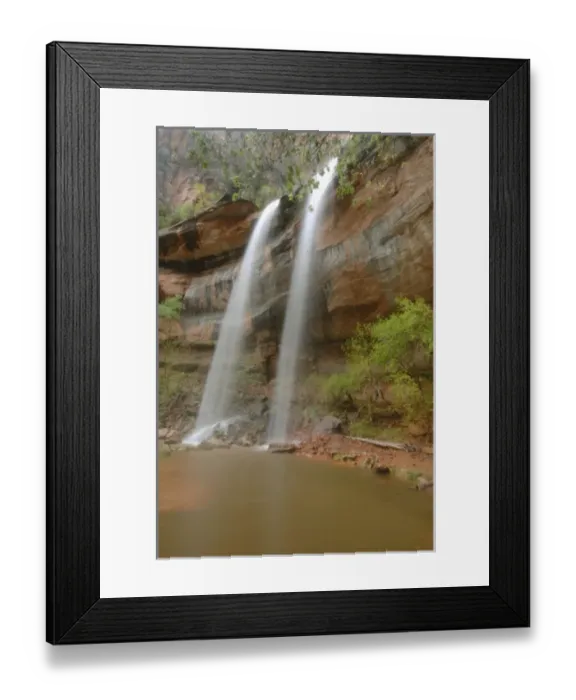 Framed Print : USA, Utah, Zion National Park, Lower Emerald Pool Framed Print : USA, Utah, Zion National Park, Lower Emerald Pool