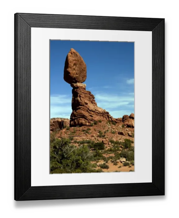Framed Print : United States, State of Utah, Arches National Park. Balanced Rock Framed Print : United States, State of Utah, Arches National Park. Balanced Rock