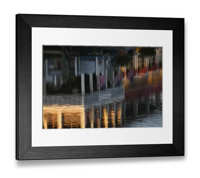 Framed Print : Building reflecting on Shems Creek, Charleston, South Carolina Framed Print : Building reflecting on Shems Creek, Charleston, South Carolina