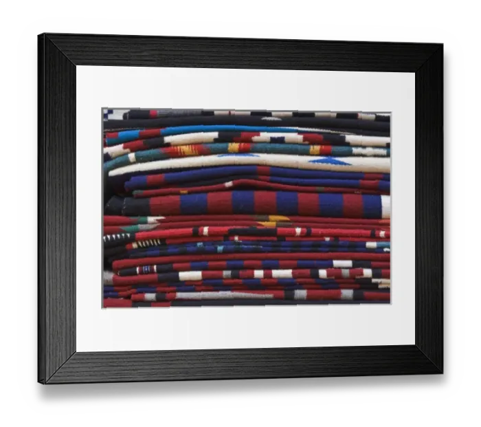 Framed Print : USA, NM, Gallup, Handmade Navajo Rugs for Sale Framed Print : USA, NM, Gallup, Handmade Navajo Rugs for Sale