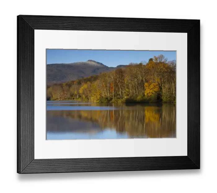 Framed Print : Price Lake with Grandfather Mtn along the Blue Ridge Parkway in North Carolina Framed Print : Price Lake with Grandfather Mtn along the Blue Ridge Parkway in North Carolina