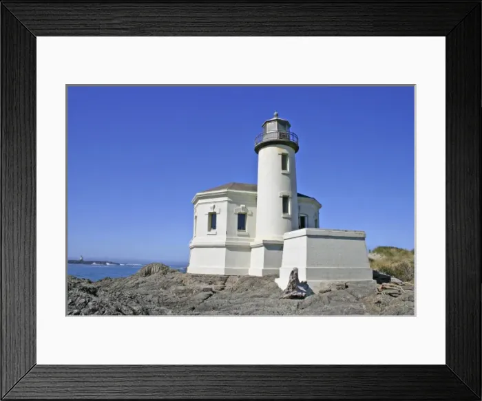 Framed Print : Coquille River Lighthouse in Bullards Beach State Park near Bandon Oregon Framed Print : Coquille River Lighthouse in Bullards Beach State Park near Bandon Oregon