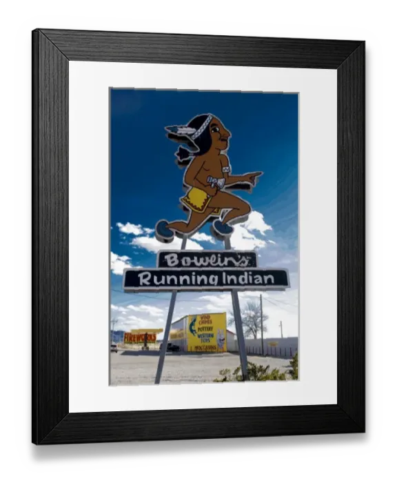 Framed Print : Alamogordo, New Mexico, United States. Roadside culture and vintage sign from Framed Print : Alamogordo, New Mexico, United States. Roadside culture and vintage sign from