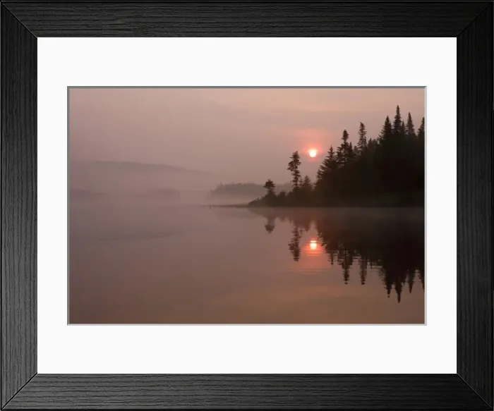 Framed Print : Misty sunrise on East Inlet, Pittsburgh, New Hampshire. Connecticut River Headwaters region Framed Print : Misty sunrise on East Inlet, Pittsburgh, New Hampshire. Connecticut River Headwaters region