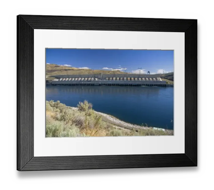 Framed Print : Chief Joseph Dam is a hydroelectric dam spanning the Columiba River in Washington Framed Print : Chief Joseph Dam is a hydroelectric dam spanning the Columiba River in Washington