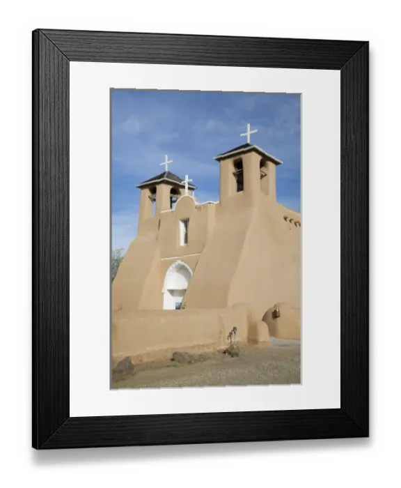 Framed Print : NM, New Mexico, Ranchos de Taos, San Francisco de Asis church, built in 1850 Framed Print : NM, New Mexico, Ranchos de Taos, San Francisco de Asis church, built in 1850