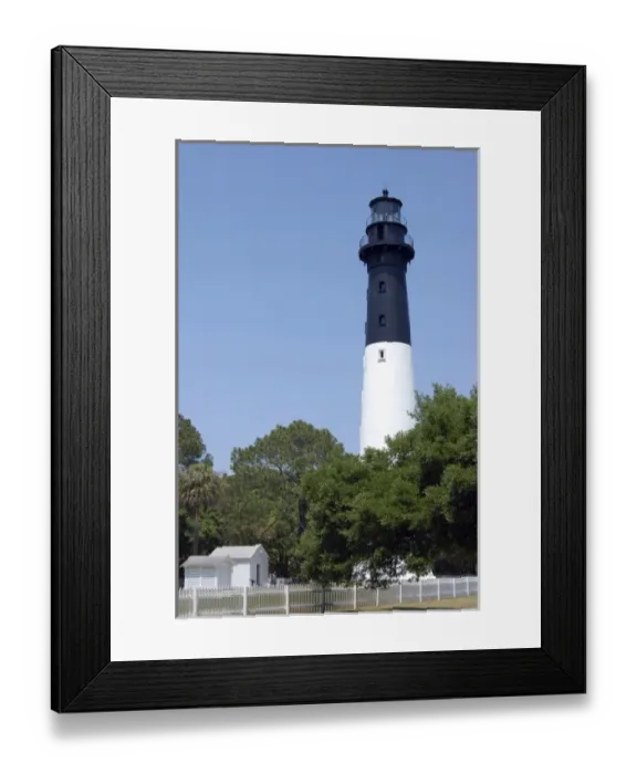 Framed Print : Hunting Island Lighthouse in Hunting Island State Park, Hunting Island, South Carolina Framed Print : Hunting Island Lighthouse in Hunting Island State Park, Hunting Island, South Carolina