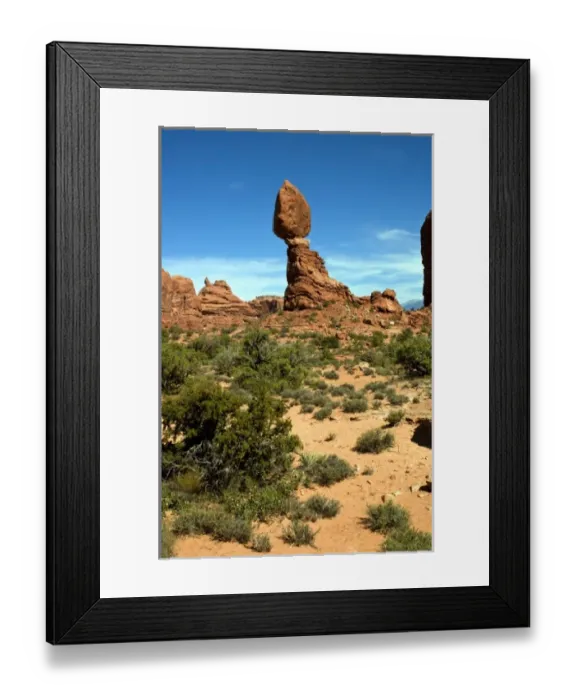 Framed Print : United States, State of Utah, Arches National Park. Balanced Rock Framed Print : United States, State of Utah, Arches National Park. Balanced Rock