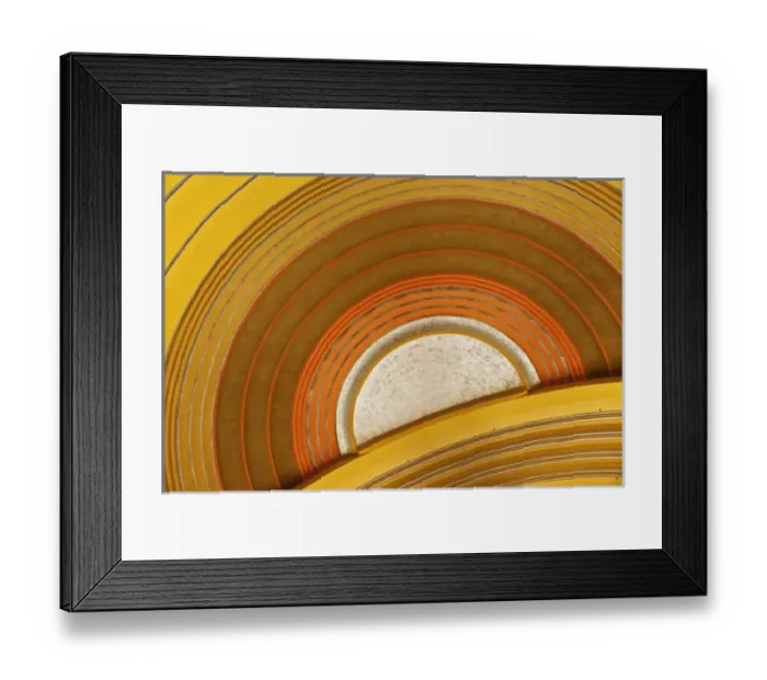 Framed Print : Art deco architectural details in rotunda of Cincinnati Museum Center at Union Terminal