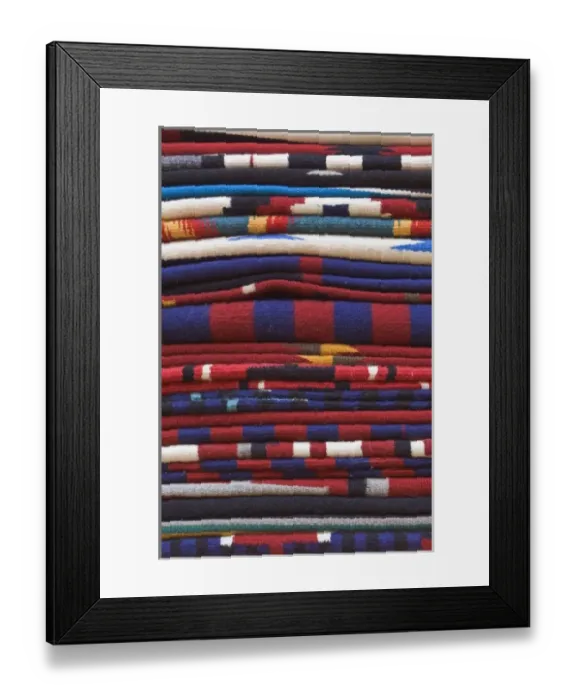 Framed Print : USA, NM, Gallup, Handmade Navajo Rugs for Sale Framed Print : USA, NM, Gallup, Handmade Navajo Rugs for Sale