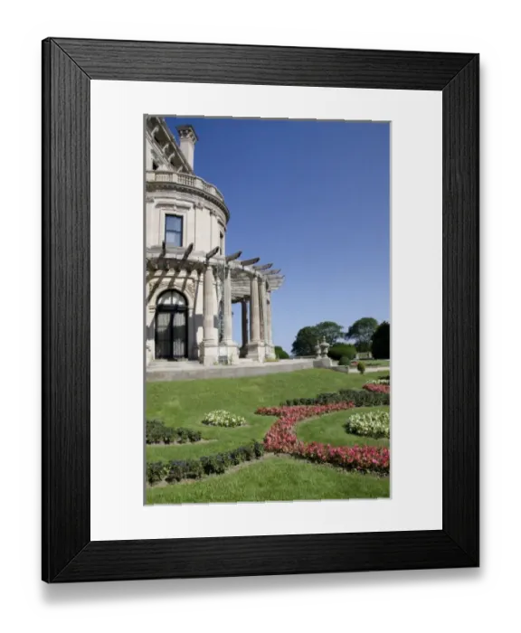 Framed Print : Rhode Island, Newport. Historic Vanderbilt Italian Renasissance Golden Age mansion Framed Print : Rhode Island, Newport. Historic Vanderbilt Italian Renasissance Golden Age mansion