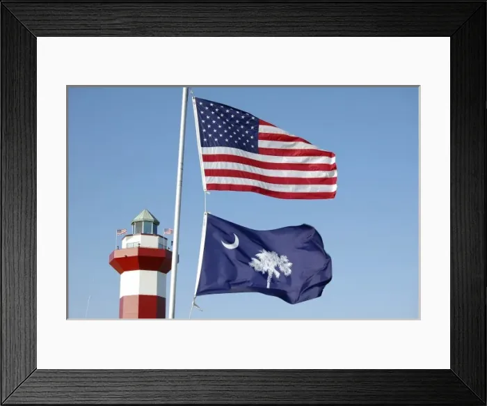 Framed Print : Harbor Town Lighthouse, Hilton Head Island, South Carolinla Framed Print : Harbor Town Lighthouse, Hilton Head Island, South Carolinla
