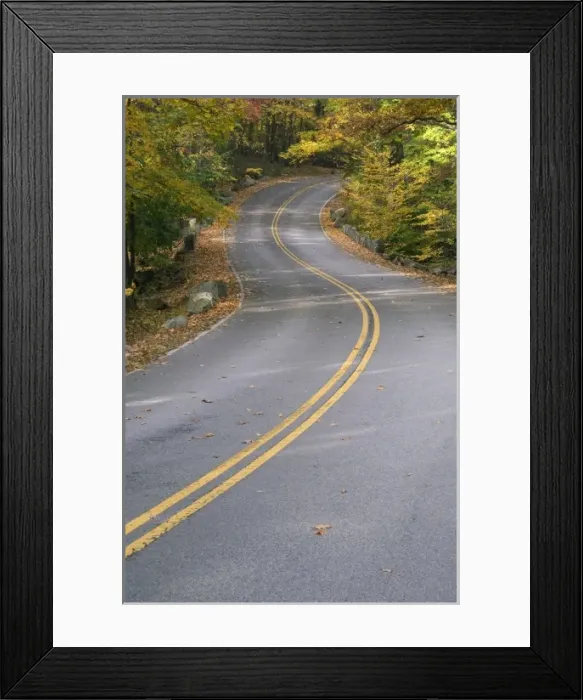 Framed Print : Harriman State Park, New York, USA A road winds through Harriman State Park Framed Print : Harriman State Park, New York, USA A road winds through Harriman State Park