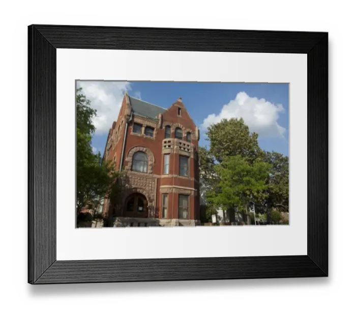 Framed Print : Virginia, Norfolk. West Freemason Street Historic District. James W. Hunter House, c