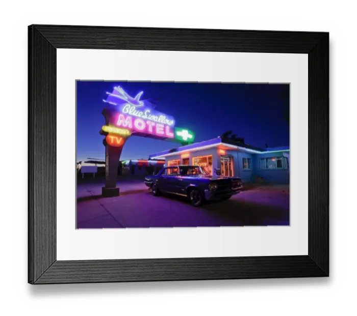 Framed Print : Tucumcari, New Mexico, United States. Route 66