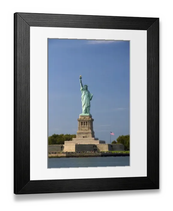 Framed Print : Statue of Liberty on Liberty Island in New York City, New York, USA Framed Print : Statue of Liberty on Liberty Island in New York City, New York, USA