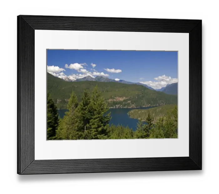 Framed Print : Ross Lake in the North Cascade Range, Washington Framed Print : Ross Lake in the North Cascade Range, Washington