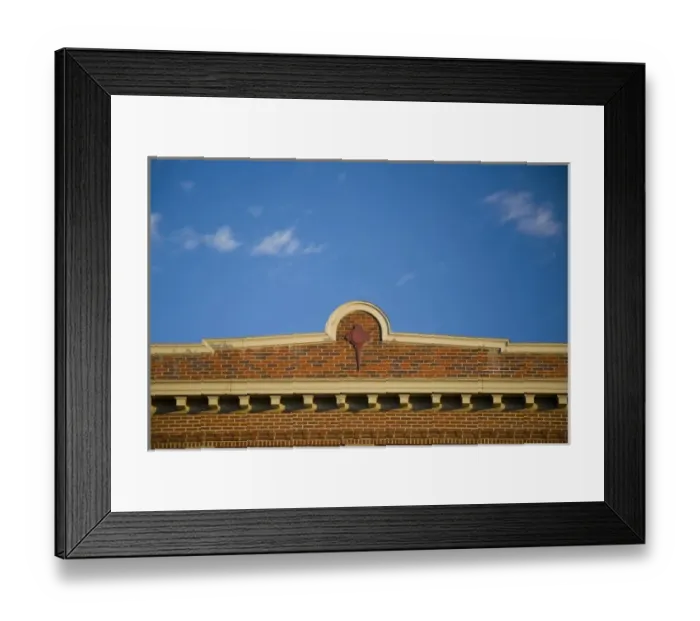 Framed Print : USA, WA, Walla Walla. This historic town is filled with excellent historic buildings