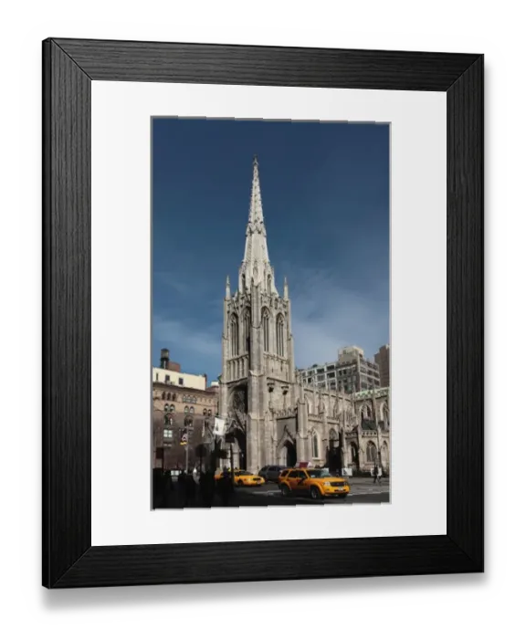 Framed Print : USA, New York, New York City, Gothic style Grace Church on Broadway Framed Print : USA, New York, New York City, Gothic style Grace Church on Broadway