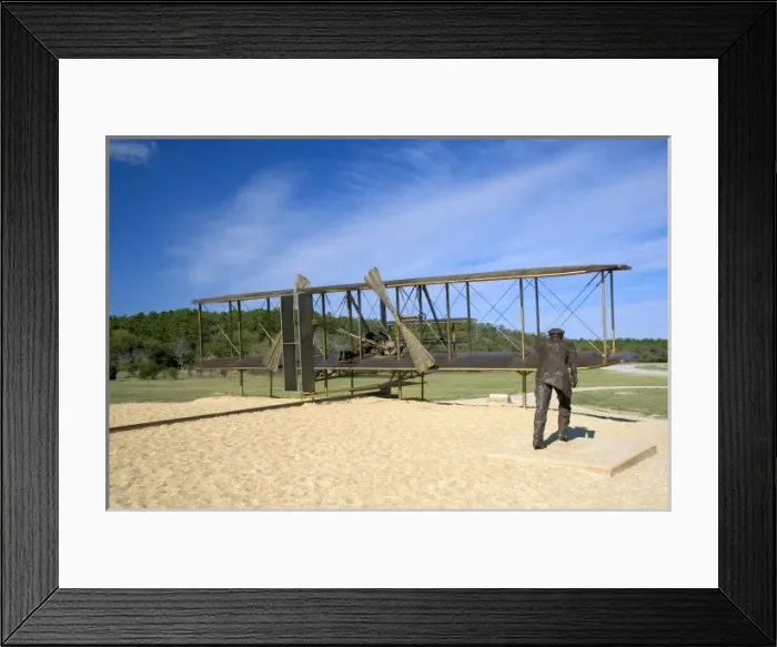 Framed Print : Wright Brothers National Memorial at Manteo, North Carolina