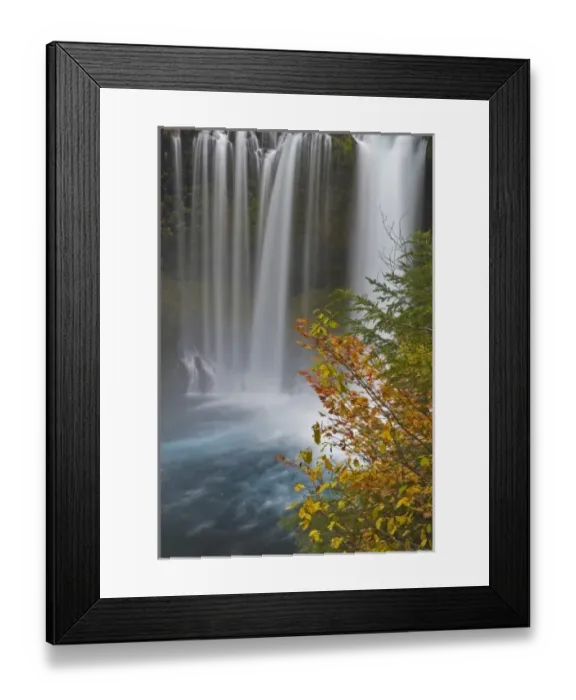Framed Print : USA, Oregon, Willamette National Forest. Koosah Falls pour into McKenzie River Framed Print : USA, Oregon, Willamette National Forest. Koosah Falls pour into McKenzie River