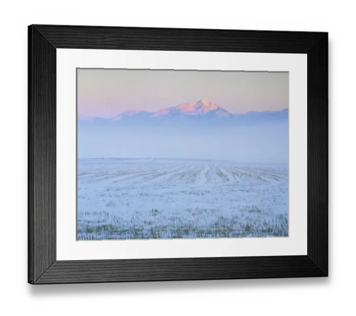 Framed Print : UTAH. USA. Light of sunset on summit of Twin Peaks in the Wasatch Range above snowy Framed Print : UTAH. USA. Light of sunset on summit of Twin Peaks in the Wasatch Range above snowy
