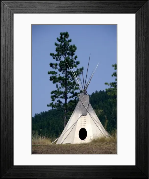 Framed Print : North America, USA, South Dakota, Deadwood. TaTanka Story of the Bison. Lakota (aka