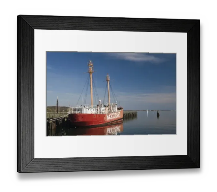 Framed Print : USA, New York, Cove Neck. Nantucket Lightship, Oyster Bay Harbor Framed Print : USA, New York, Cove Neck. Nantucket Lightship, Oyster Bay Harbor