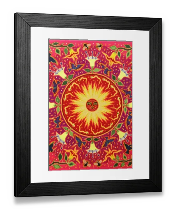 Framed Print : Santa Fe, New Mexico, United States. International Folk Art Market. Huichol art Framed Print : Santa Fe, New Mexico, United States. International Folk Art Market. Huichol art