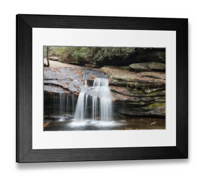 Framed Print : USA, South Carolina, Table Rock State Park, Waterfall Framed Print : USA, South Carolina, Table Rock State Park, Waterfall