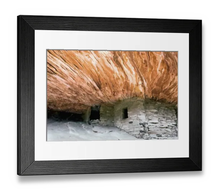 Framed Print : USA, Utah, Cedar Mesa. Native American dwelling known as House on Fire, situated Framed Print : USA, Utah, Cedar Mesa. Native American dwelling known as House on Fire, situated