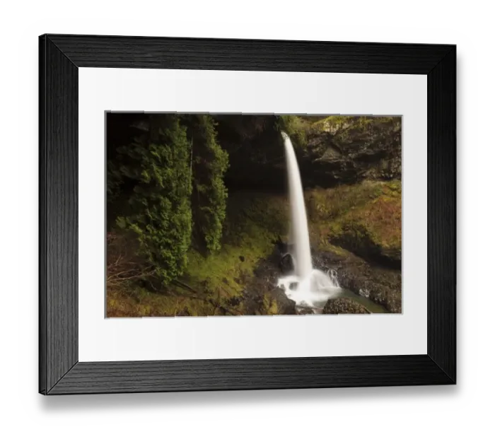 Framed Print : USA, Oregon, Silver Falls State Park, North Falls Framed Print : USA, Oregon, Silver Falls State Park, North Falls