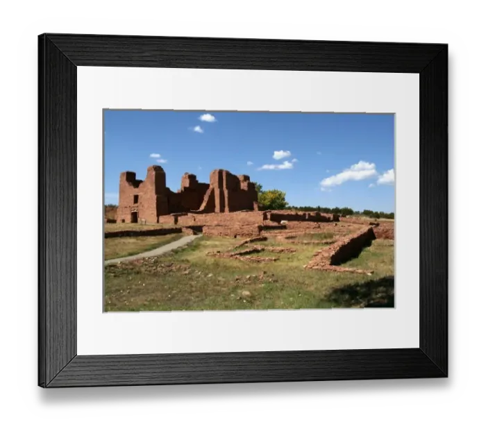 Framed Print : New Mexico, United States. Salinas Pueblo Mission Ntl. Monument. Ruins from early 1600 s Framed Print : New Mexico, United States. Salinas Pueblo Mission Ntl. Monument. Ruins from early 1600 s