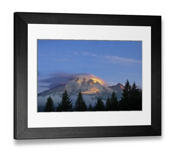 Framed Print : First light of the day strikes the slopes of Mount Rainier in Mount Rainier National Framed Print : First light of the day strikes the slopes of Mount Rainier in Mount Rainier National