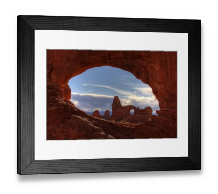 Framed Print : Utah, Arches NP, Turret Arch through North Window Framed Print : Utah, Arches NP, Turret Arch through North Window