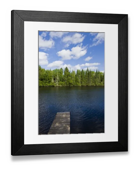 Framed Print : The Androscoggin River at Mollidgewock State Park in Errol, New Hampshire