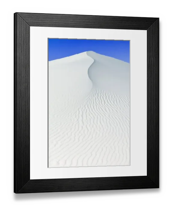 Framed Print : USA, NM, White Sands NM, Sand Dune