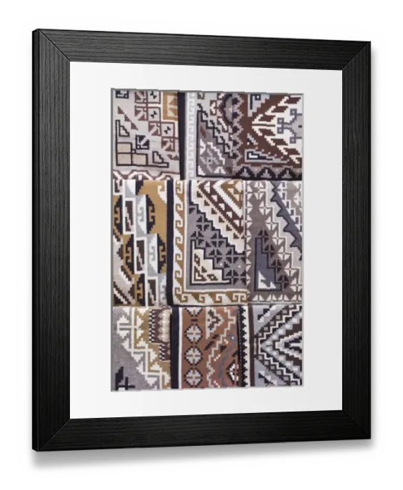 Framed Print : USA, NM, Gallup, Handmade Navajo Rugs for Sale Framed Print : USA, NM, Gallup, Handmade Navajo Rugs for Sale