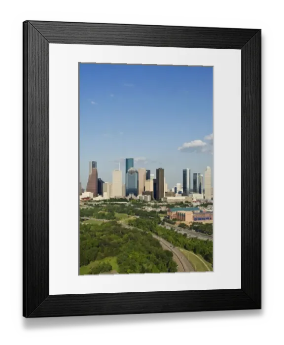 Framed Print : Texas, Houston Skyline Framed Print : Texas, Houston Skyline