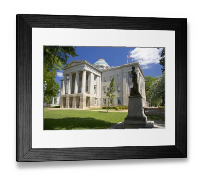 Framed Print : North Carolina State Capitol Building in Raleigh Framed Print : North Carolina State Capitol Building in Raleigh