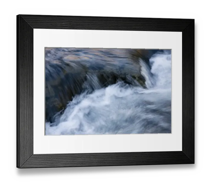 Framed Print : AZ, Arizona, Slide Rock State Park, Oak Creek, water pattern with reflected light