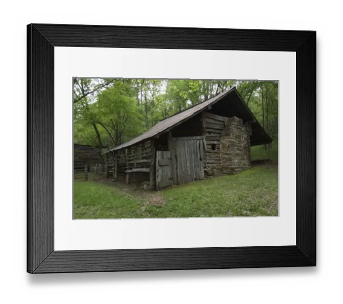 Framed Print : Beaver Jim Villines Boyhood Home, Ponca, Buffalo National River, Arkansas