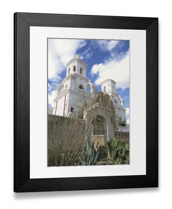 Framed Print : Mission San Xavier del Bac, founded 1700, Tucson, Arizona, United States Framed Print : Mission San Xavier del Bac, founded 1700, Tucson, Arizona, United States