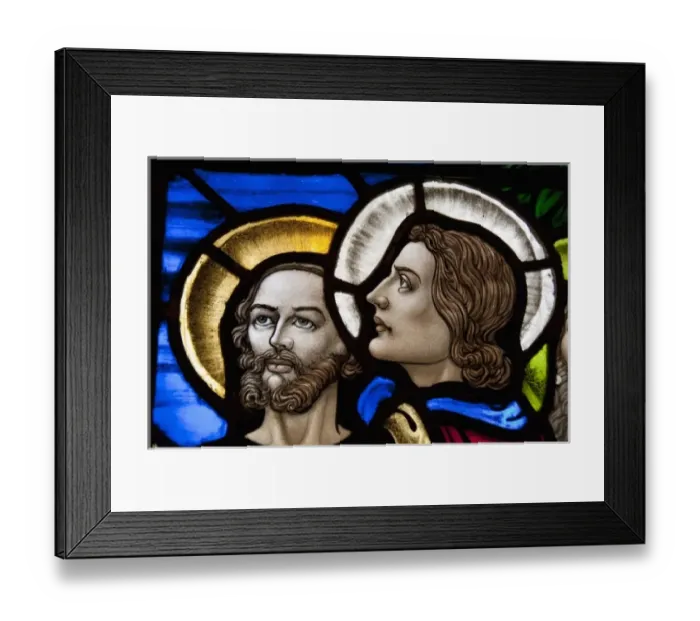 Framed Print : Georgia, St. Simons Island, Frederica, Historic Christ Church, painted stained glass Framed Print : Georgia, St. Simons Island, Frederica, Historic Christ Church, painted stained glass