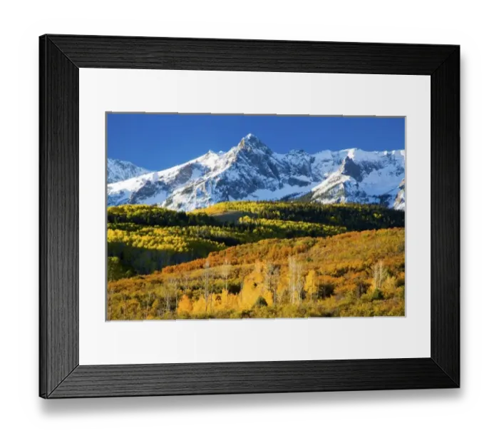 Framed Print : USA, Colorado, Dallas Divide, Sunrise on the Mt. Sneffles with Autumn Colors Framed Print : USA, Colorado, Dallas Divide, Sunrise on the Mt. Sneffles with Autumn Colors