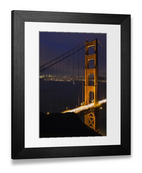 Framed Print : USA, California, San Francisco, Golden Gate National Recreation Area, Golden Gate Bridge