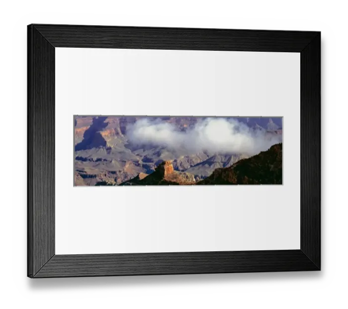 Framed Print : USA, Arizona, Grand Canyon NP. Clouds float in the canyons below Yaki Point, Grand Canyon N Framed Print : USA, Arizona, Grand Canyon NP. Clouds float in the canyons below Yaki Point, Grand Canyon N