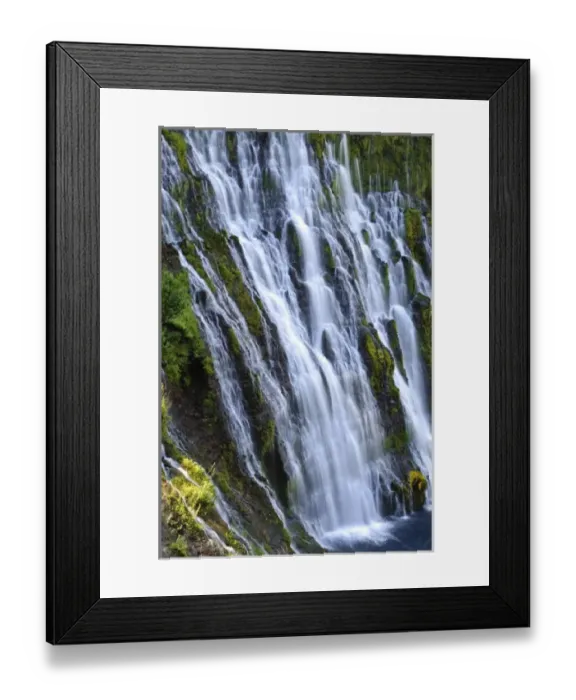 Framed Print : McArthur-Burney Falls Memorial State Park, California, USA